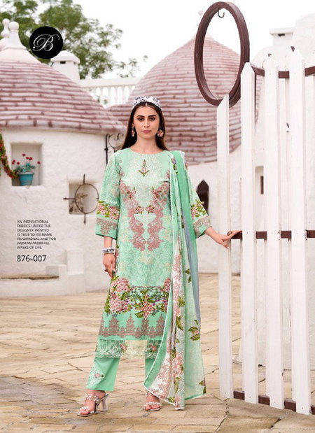Zayana By Belliza Cotton Printed Embroidery Online Dress Material Wholesale